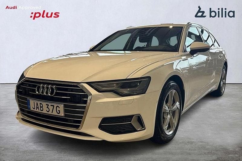 Vit Begagnad 2022 Audi A6 Sport Kombi | 379 000 kr (Marknadspris) - Bild 1/3