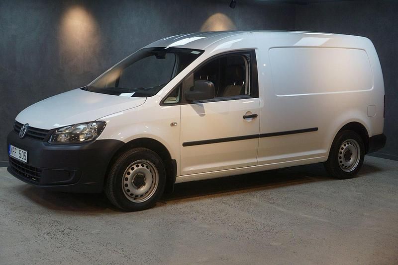 Vit Begagnad 2013 VW Caddy Maxi Minibuss | 99 900 kr (Lite dyr) - Bild 1/4