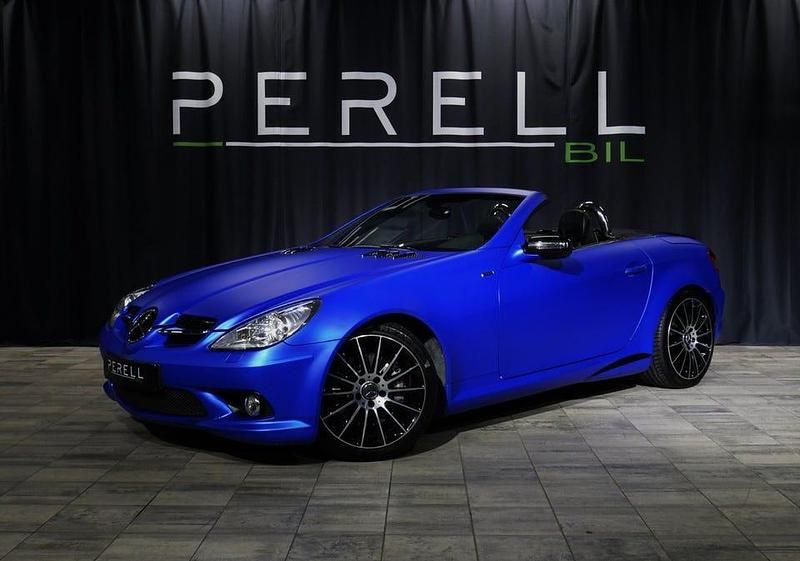 Blå Begagnad 2004 Mercedes SLK350 AMG line Cab | 159 000 kr - Bild 1/4