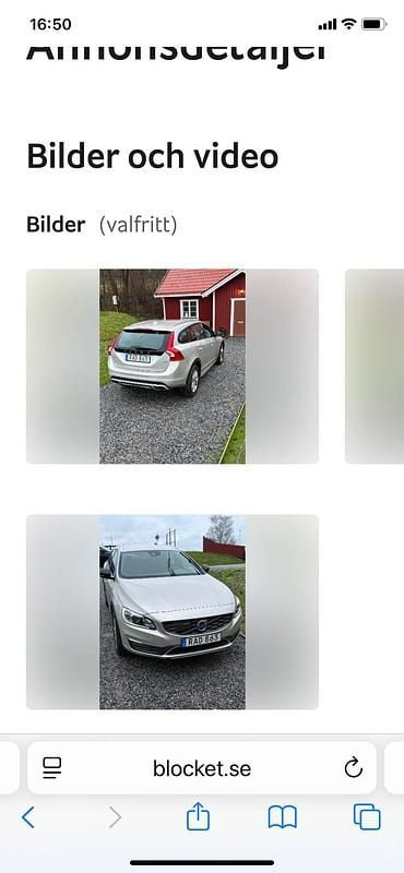 Begagnad Volvo V60 CC 150 HK (110 kW) 2017 Kombi