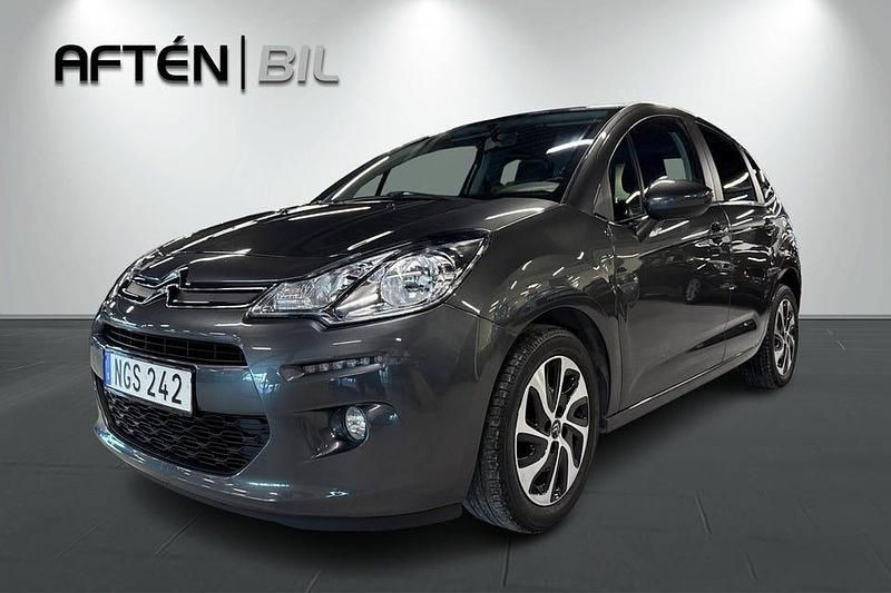 Begagnad Citroën C3 PureTech 82 HK (60 kW) 2016 Grå Halvkombi