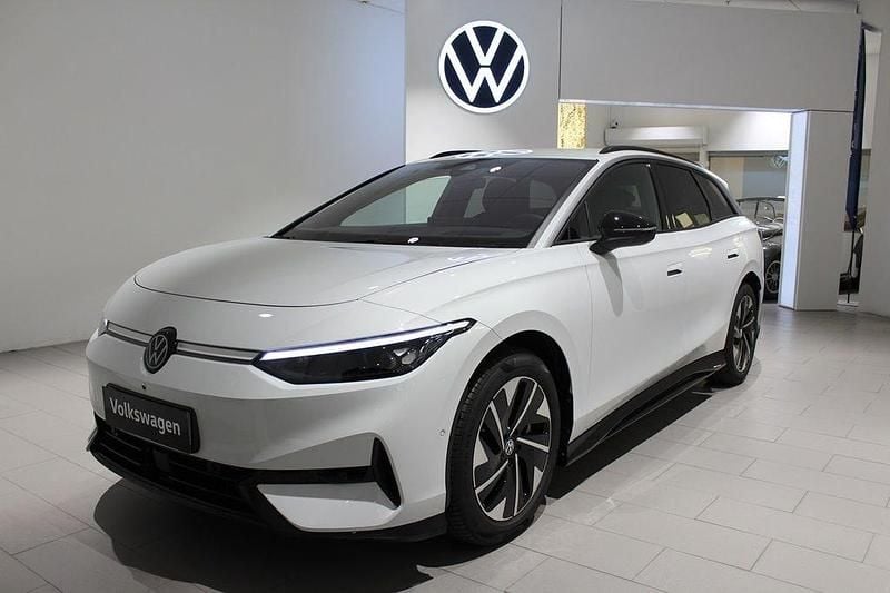 Vit (glacier white metallic) Ny 2025 VW ID.7 Pro Sedan | 599 900 kr (Superpris) - Bild 1/4