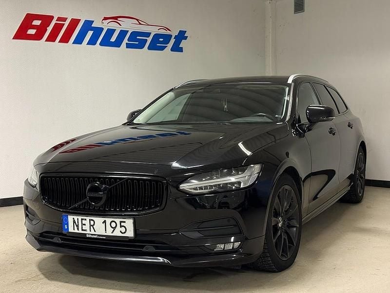 Svart Begagnad 2018 Volvo V90 Momentum Kombi | 189 000 kr (Marknadspris) - Bild 1/4
