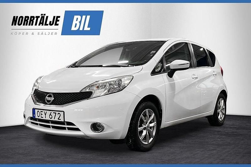 Vit Begagnad 2016 Nissan Note 360º Halvkombi | 69 900 kr (Marknadspris) - Bild 1/3
