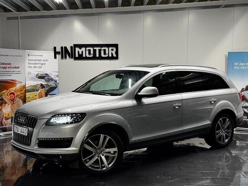 Silver Begagnad 2010 Audi Q7 S-Line SUV | 169 900 kr (Marknadspris) - Bild 1/4