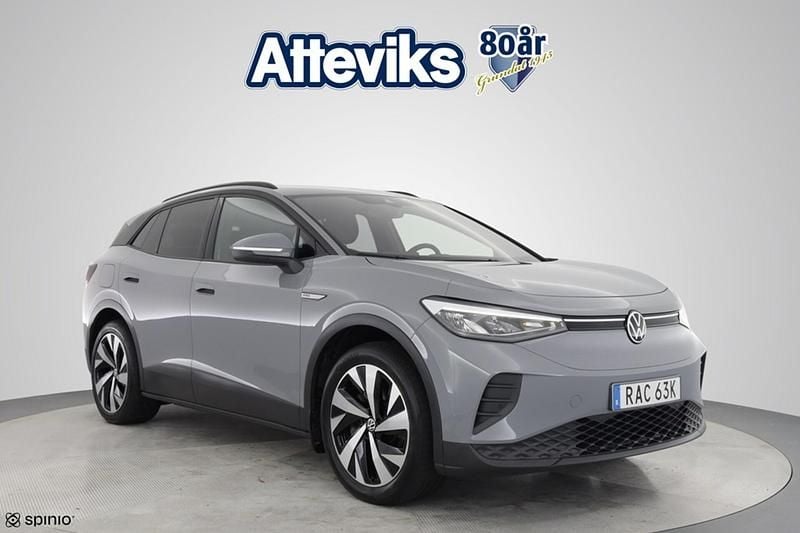 Grå Begagnad 2022 VW ID.4 Pro Performance SUV | 329 900 kr (Marknadspris) - Bild 1/3