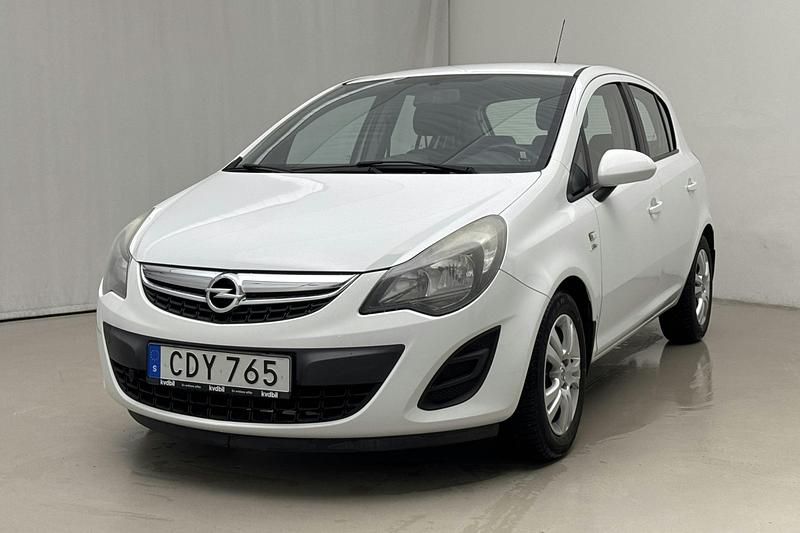 Vit Begagnad 2014 Opel Corsa Enjoy | 98 000 kr (Lite dyr) - Bild 1/4