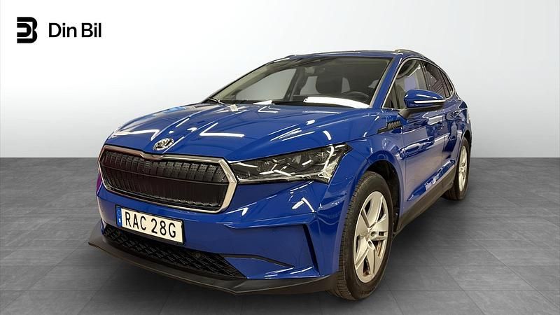 Begagnad Skoda Enyaq iV 150 kW (204 HK) 2022 Blå SUV