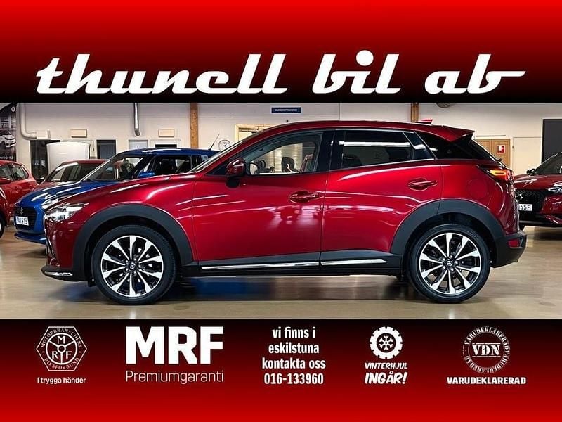 Röd Begagnad 2019 Mazda CX-3 Optimum SUV | 204 500 kr (Marknadspris) - Bild 1/4