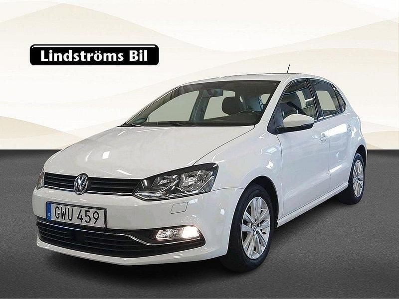 Vit Begagnad 2015 VW Polo Halvkombi | 139 900 kr (Marknadspris) - Bild 1/3