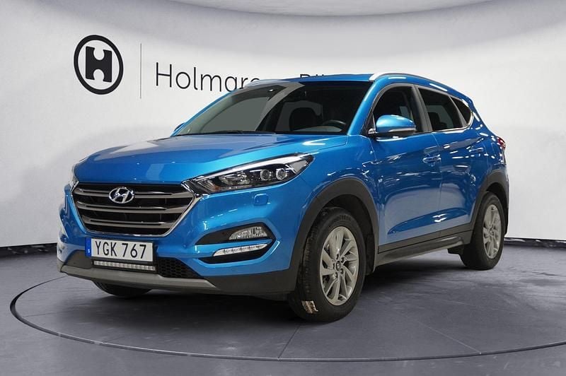 Begagnad Hyundai Tucson Comfort 177 HK (130 kW) 2016 Ljusblå SUV