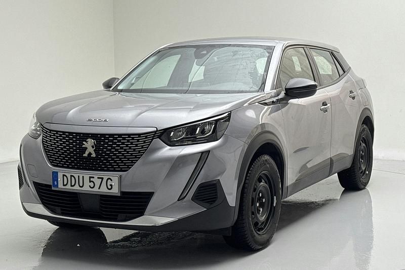 Grå Begagnad 2022 Peugeot e-2008 Active SUV | 163 800 kr (Bra pris) - Bild 1/4