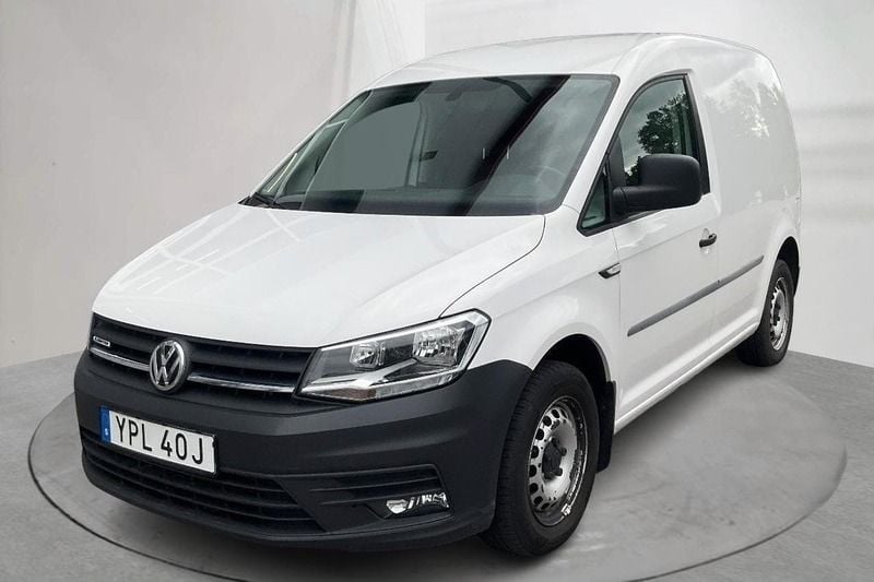 Vit Begagnad 2020 VW Caddy Minibuss | 119 000 kr (Bra pris) - Bild 1/4