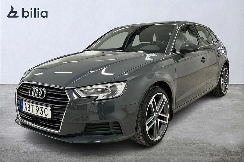 Begagnad Audi A3 Sportback Proline 150 HK (110 kW) 2019 Grå Halvkombi