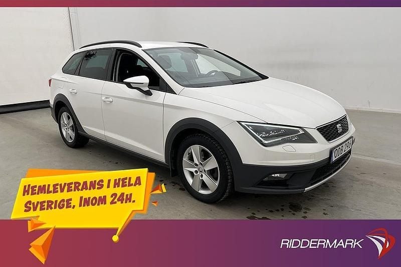 Vit Begagnad 2016 Seat Leon X-Perience Kombi | 99 800 kr (Marknadspris) - Bild 1/3