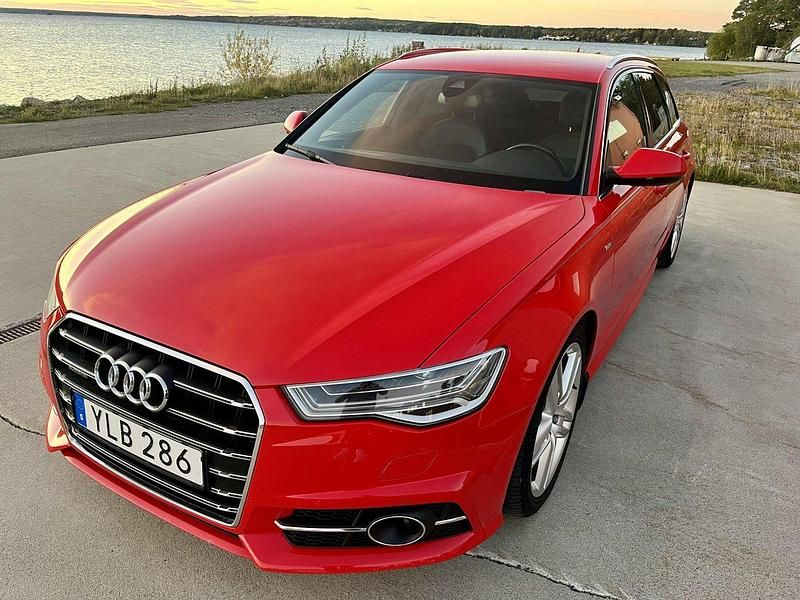 Röd Begagnad 2017 Audi A6 S-Line Kombi | 235 000 kr (Lite dyr) - Bild 1/4