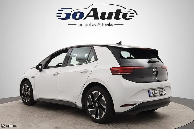 Begagnad VW ID.3 Pro Performance 152 kW (207 HK) 2022 Vit Halvkombi