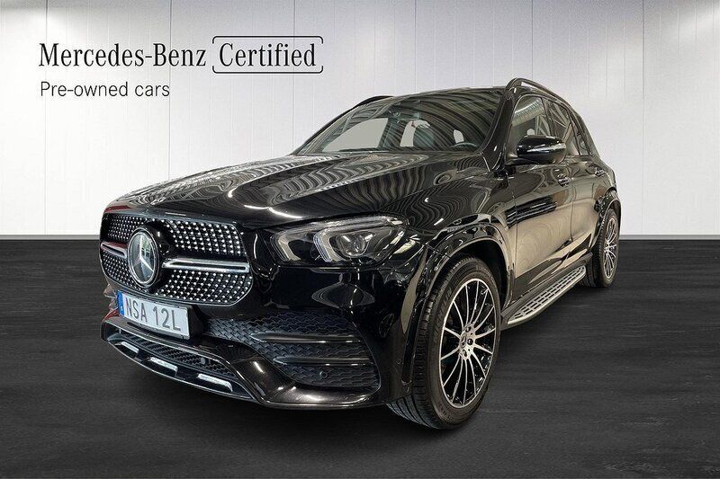 Svart Begagnad 2022 Mercedes GLE350e AMG SUV | 719 000 kr (Marknadspris) - Bild 1/4