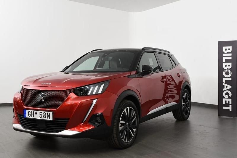 Röd Begagnad 2021 Peugeot e-2008 GTi SUV | 199 800 kr (Bra pris) - Bild 1/4