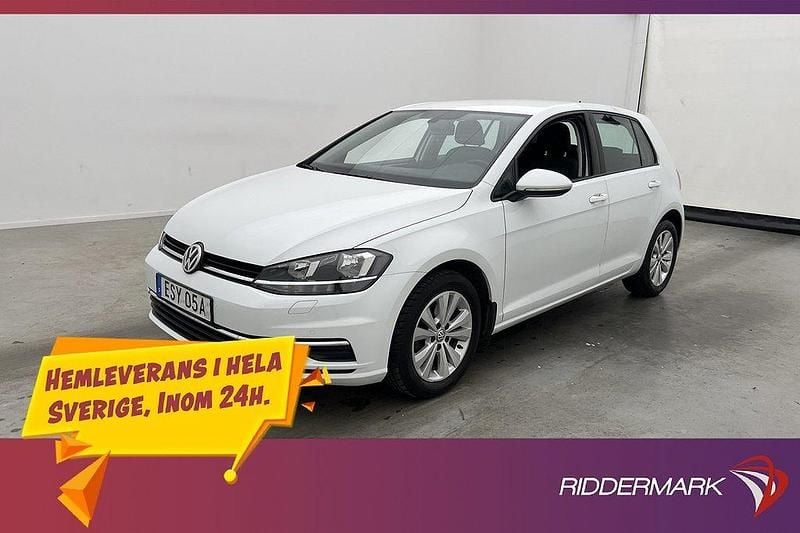 Vit Begagnad 2019 VW Golf VIII Halvkombi | 158 900 kr (Marknadspris) - Bild 1/3