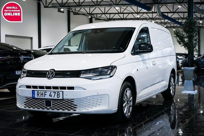 Vit Begagnad 2022 VW Caddy Maxi Minibuss | 209 500 kr (Marknadspris) - Bild 1/4