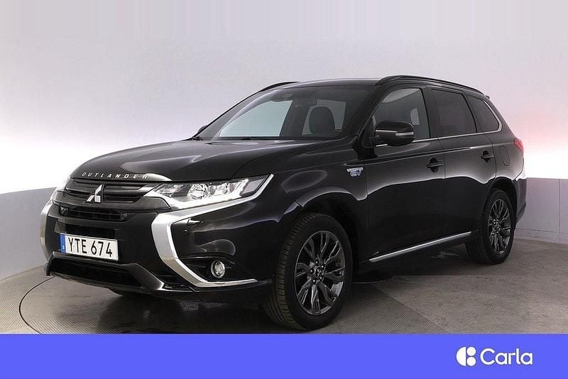 Svart Begagnad 2017 Mitsubishi Outlander P-HEV Edition SUV | 214 900 kr - Bild 1/4