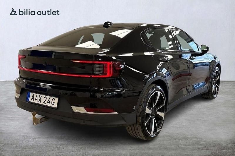 Begagnad Polestar 2 Long Range Dual motor 309 kW (421 HK) 2021 Svart Halvkombi