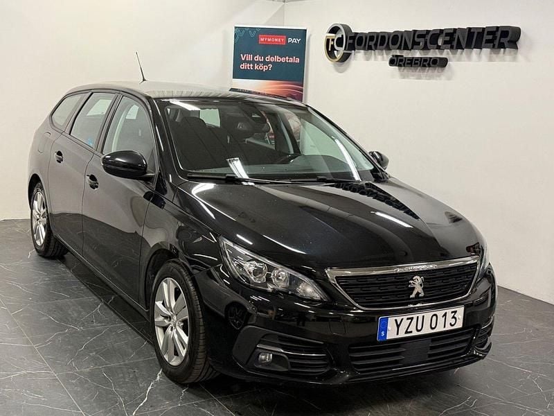 Svart Begagnad 2017 Peugeot 308 Active Kombi | 79 900 kr (Superpris) - Bild 1/4