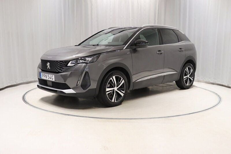 Grå Begagnad 2023 Peugeot 3008 GT-line SUV | 258 400 kr (Bra pris) - Bild 1/4