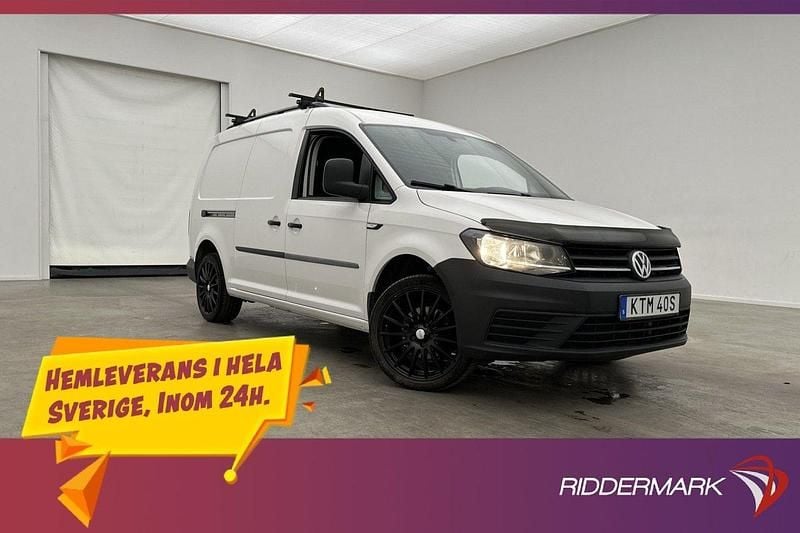 Vit Begagnad 2019 VW Caddy Maxi Minibuss | 224 800 kr (Lite dyr) - Bild 1/3