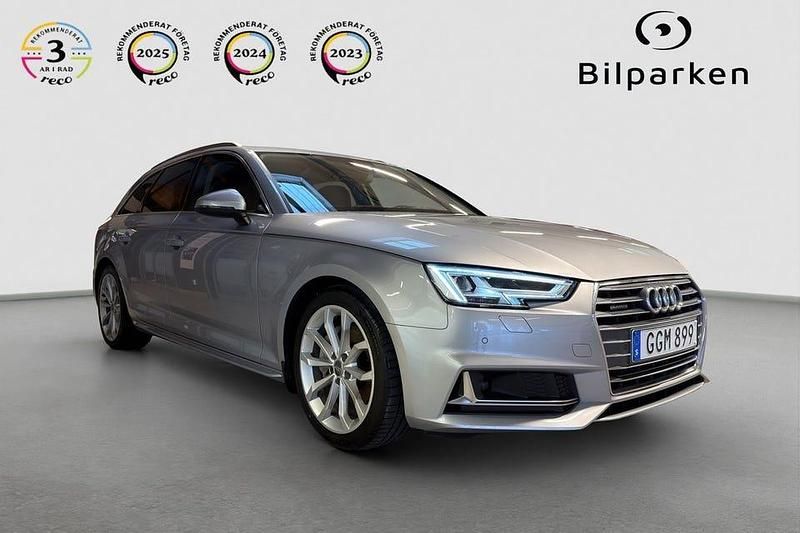 Silver Begagnad 2018 Audi A4 Sport Kombi | 229 990 kr (Marknadspris) - Bild 1/4