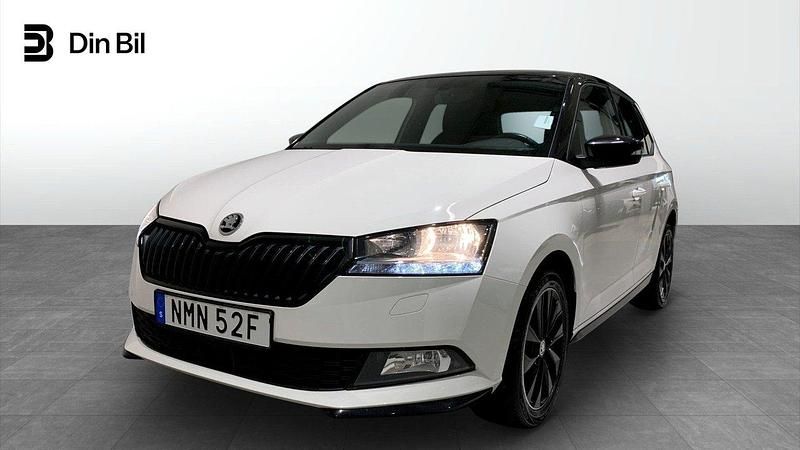 Vit Begagnad 2020 Skoda Fabia Monte Carlo Halvkombi | 164 900 kr (Lite dyr) - Bild 1/4