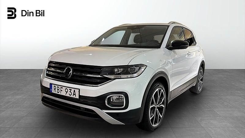 Pure white Begagnad 2022 VW T-Cross SUV | 239 900 kr (Marknadspris) - Bild 1/4