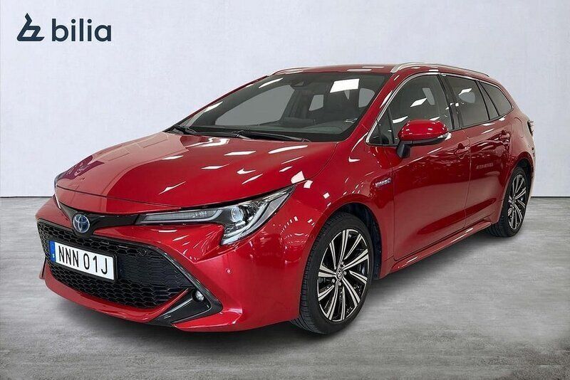 Röd Begagnad 2021 Toyota Corolla Style Kombi | 264 900 kr (Marknadspris) - Bild 1/3