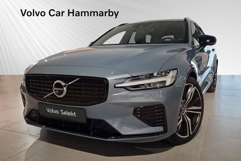 Grå Begagnad 2022 Volvo V60 R-Design Kombi | 459 000 kr (Bra pris) - Bild 1/3