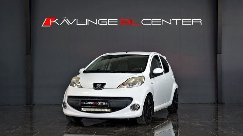 Vit Begagnad 2007 Peugeot 107 Sport Halvkombi | 19 900 kr (Marknadspris) - Bild 1/4