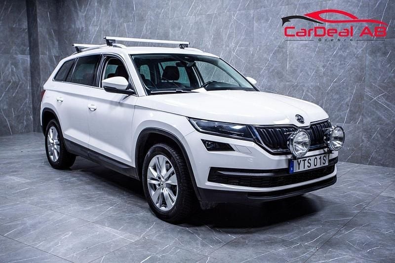 Vit Begagnad 2020 Skoda Kodiaq Business Line SUV | 248 800 kr (Bra pris) - Bild 1/4
