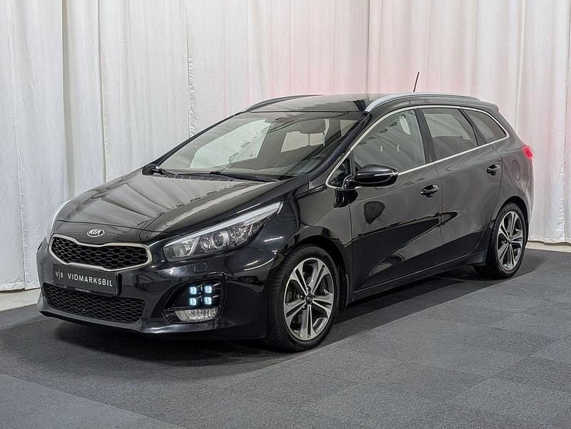 Svart Begagnad 2016 Kia Ceed Sportswagon GT-Line Kombi | 89 900 kr (Superpris) - Bild 1/4