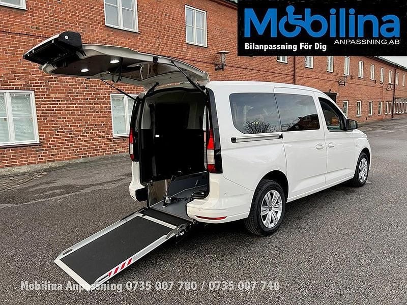 Ny VW Caddy 122 HK (89 kW) 2025 Vit Minibuss