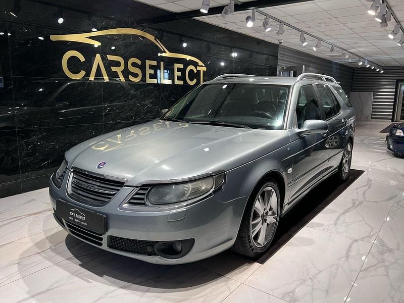 Grå Begagnad 2009 Saab 9-5 Vector Kombi | 49 900 kr (Dyr) - Bild 1/4