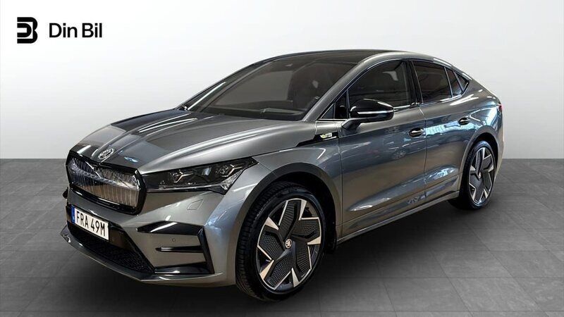 Grå Begagnad 2024 Skoda Enyaq iV RS SUV | 569 900 kr - Bild 1/4