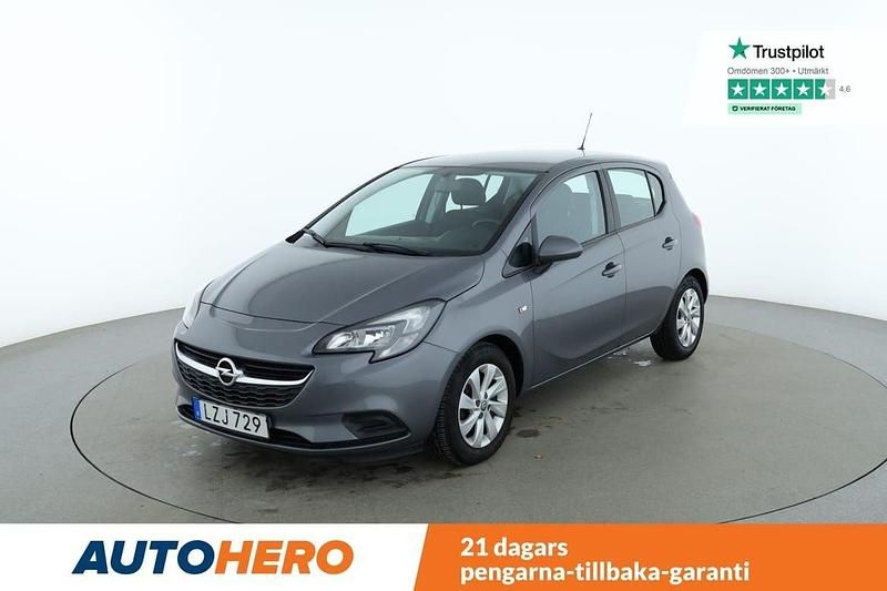 Grå Begagnad 2015 Opel Corsa Enjoy Halvkombi | 81 000 kr (Marknadspris) - Bild 1/4
