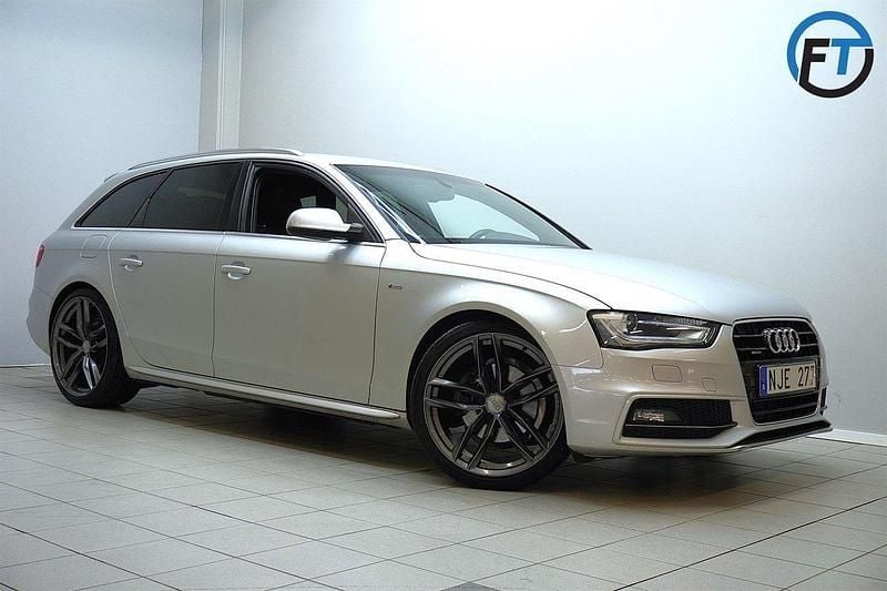 Silver Begagnad 2013 Audi A4 S-Line Kombi | 88 900 kr (Superpris) - Bild 1/4