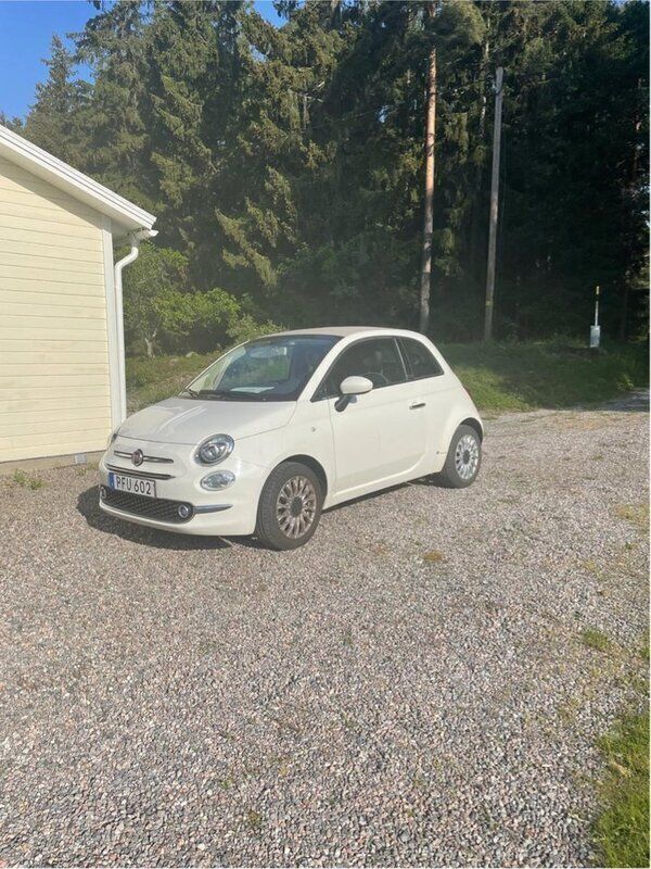 Vit Begagnad 2018 Fiat 500C Lounge Cab | 90 000 kr (Bra pris) - Bild 1/4