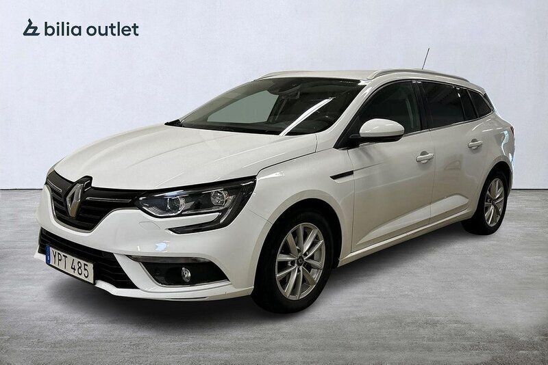 Vit Begagnad 2018 Renault Mégane GrandTour Kombi | 124 900 kr (Marknadspris) - Bild 1/4