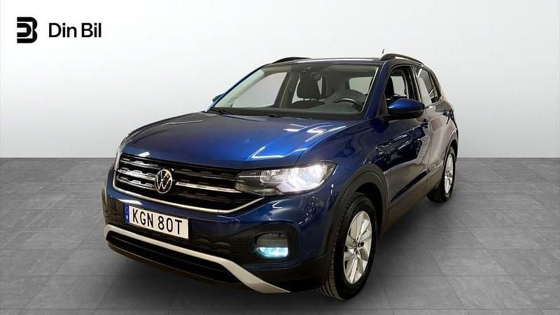 Blå Begagnad 2022 VW T-Cross SUV | 189 900 kr (Marknadspris) - Bild 1/4