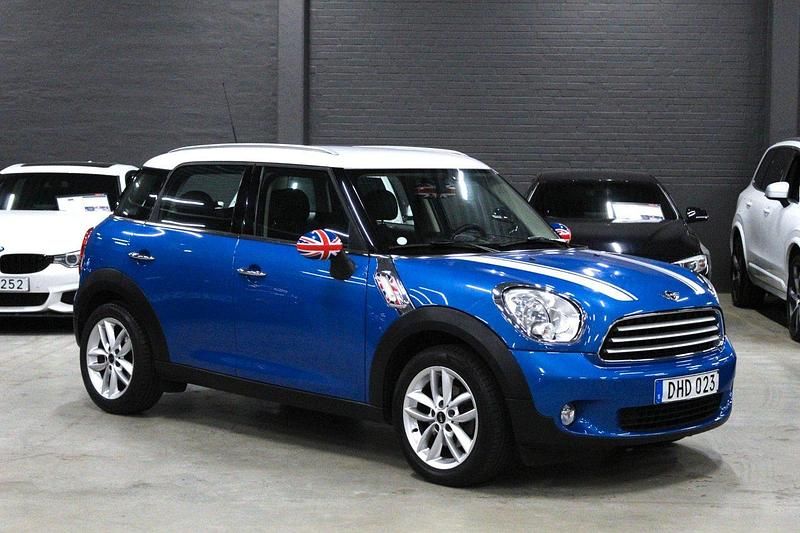 Blå (blå metallic) Begagnad 2014 Mini Cooper Countryman SUV | 139 900 kr - Bild 1/4