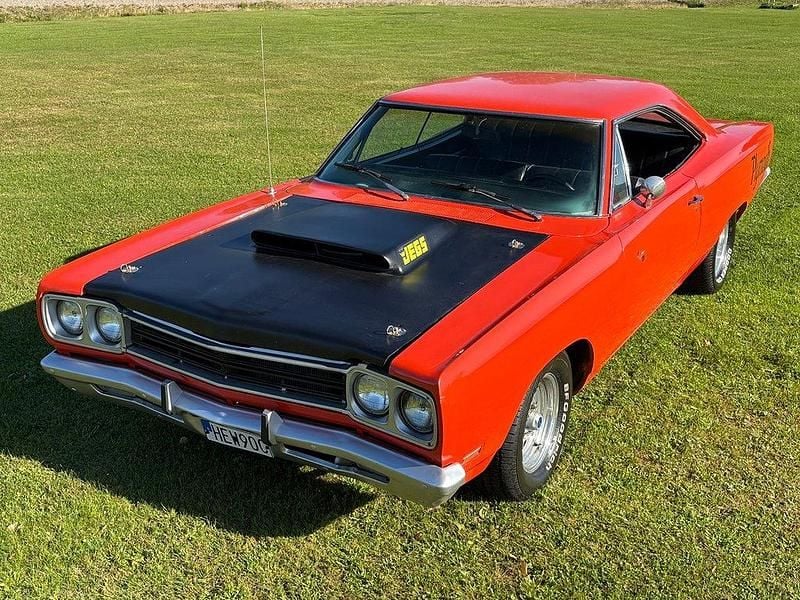 Orange Begagnad 1969 Plymouth Satellite | 275 000 kr - Bild 1/4