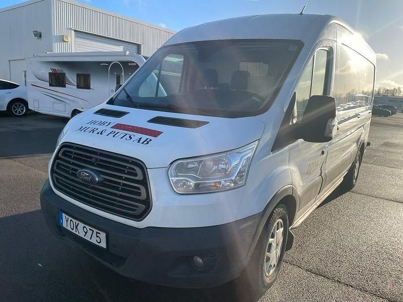 Vit Begagnad 2018 Ford Transit Van | 185 000 kr (Marknadspris) - Bild 1/2