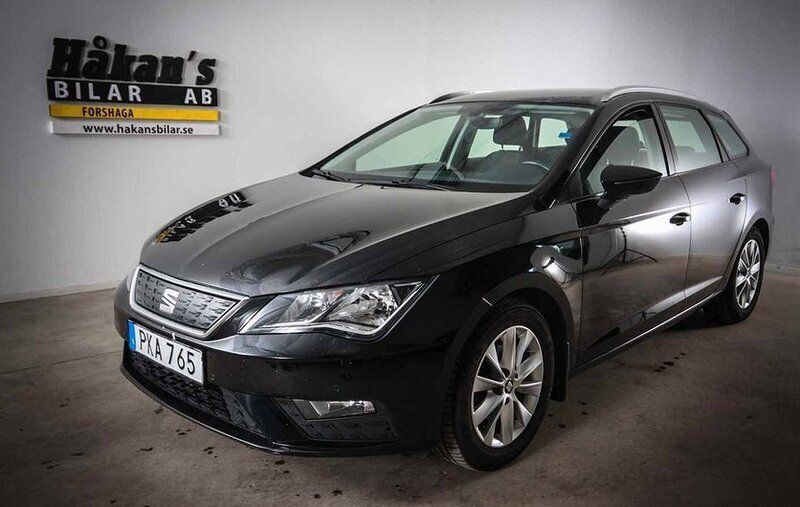 Svart Begagnad 2017 Seat Leon ST Kombi | 164 500 kr (Marknadspris) - Bild 1/4